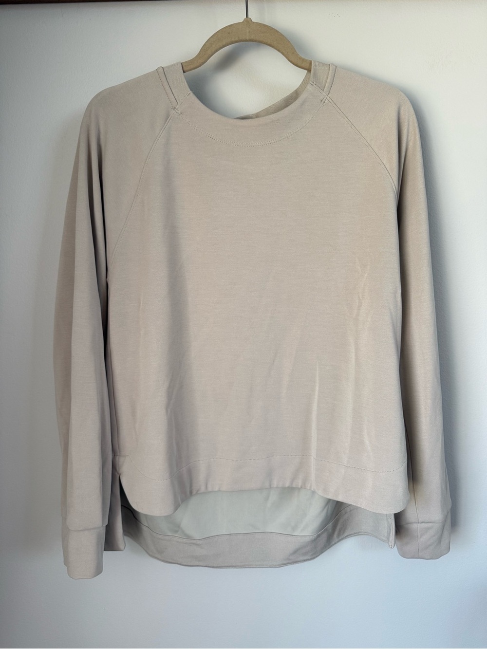 Athleta Fog Coaster Luxe Recover Sweatshirt